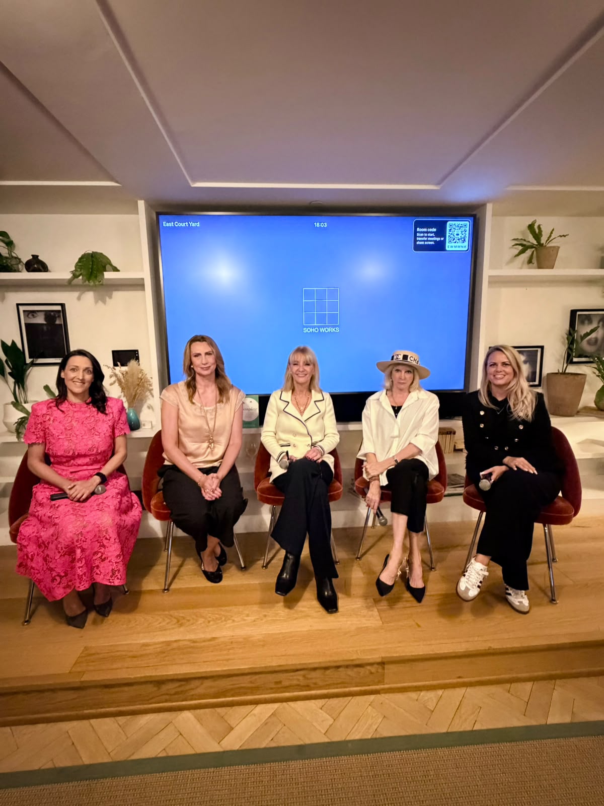 Five panellists at a recent Prime Time Reset event