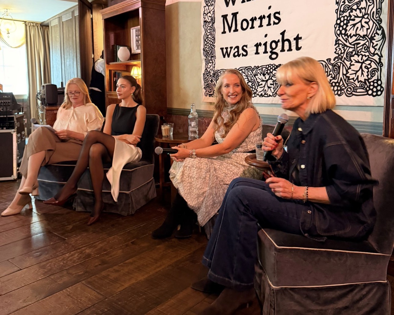 Twiggy in conversation with Rosemary Reed, Soho House Mews