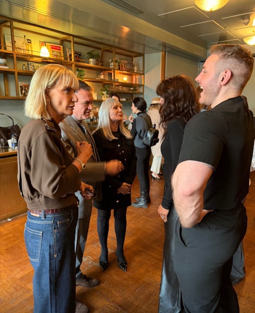 Guests and friends at the after party, London
